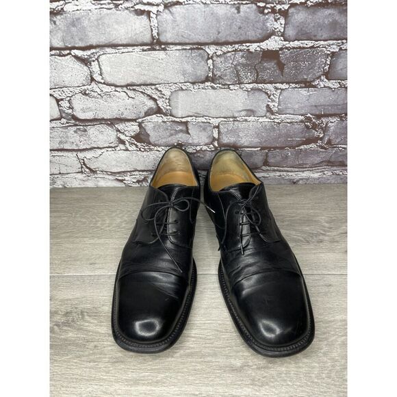 Bally Sailor Black Leather Oxfords Lace Up Dress Shoes Men’s Sz 10.5D US/44EU main image 4